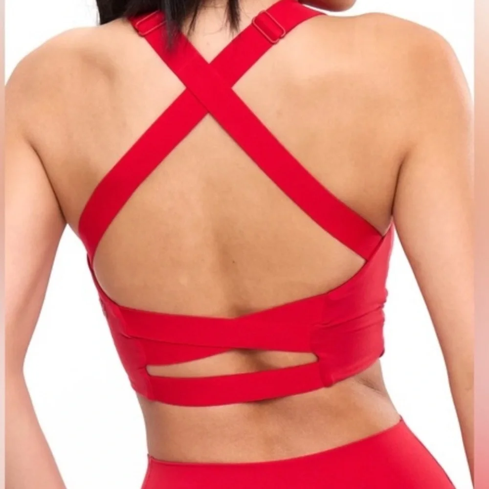 BuffBunny Candy Wrap Sports Bra Size Large - Picture 2 of 5